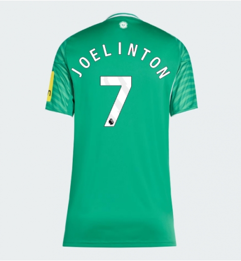 Newcastle United Joelinton #7 Bortatröja 2025-26 Dam Kortärmad Newcastle United Joelinton #7 Bortatröja 2025-26 Dam Kortärmad