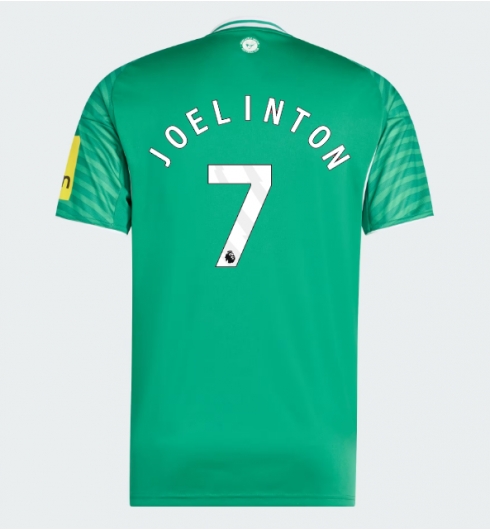 Newcastle United Joelinton #7 Bortatröja 2025-26 Kortärmad Newcastle United Joelinton #7 Bortatröja 2025-26 Kortärmad
