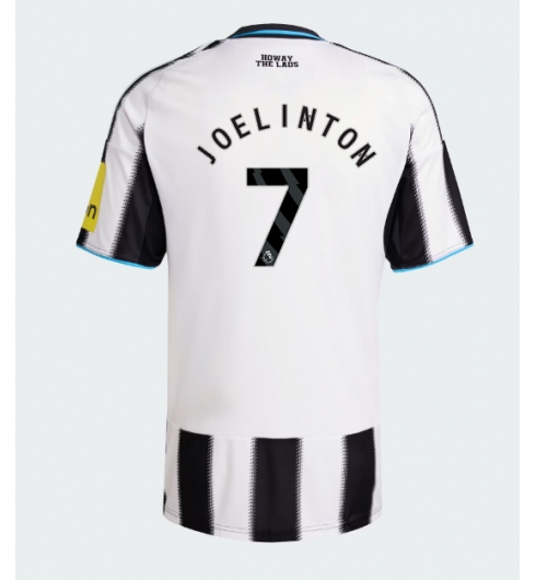 Newcastle United Joelinton #7 Hemmatröja 2025-26 Kortärmad Newcastle United Joelinton #7 Hemmatröja 2025-26 Kortärmad