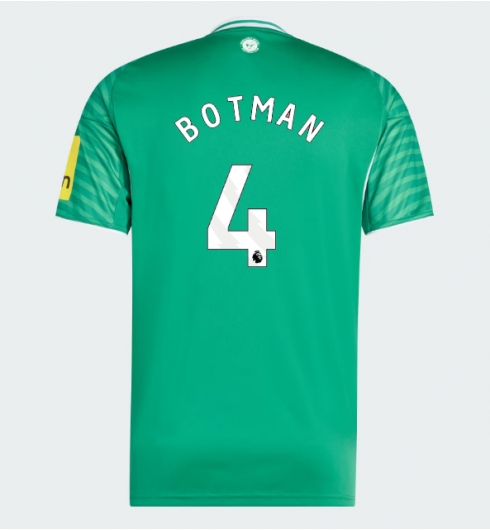 Newcastle United Sven Botman #4 Bortatröja 2025-26 Kortärmad Newcastle United Sven Botman #4 Bortatröja 2025-26 Kortärmad