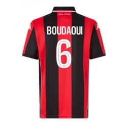 OGC Nice Hicham Boudaoui #6 Hemmatröja 2025-26 Kortärmad