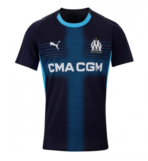 Olympique de Marseille Bortatröja 2025-26 Kortärmad Olympique de Marseille Bortatröja 2025-26 Kortärmad