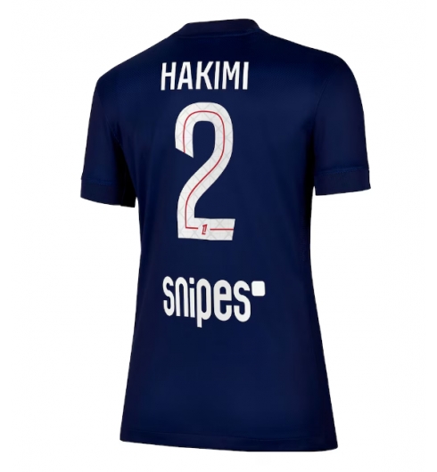 Paris Saint-Germain Achraf Hakimi #2 Hemmatröja 2025-26 Dam Kortärmad Paris Saint-Germain Achraf Hakimi #2 Hemmatröja 2025-26 Dam Kortärmad