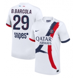 Paris Saint-Germain Bradley Barcola #29 Bortatröja 2025-26 Kortärmad