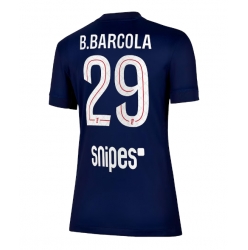 Paris Saint-Germain Bradley Barcola #29 Hemmatröja 2025-26 Dam Kortärmad