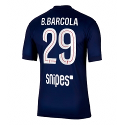 Paris Saint-Germain Bradley Barcola #29 Hemmatröja 2025-26 Kortärmad