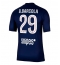 Paris Saint-Germain Bradley Barcola #29 Hemmatröja 2025-26 Kortärmad