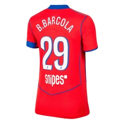 Paris Saint-Germain Bradley Barcola #29 Tredje Tröja 2025-26 Dam Kortärmad