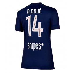 Paris Saint-Germain Desire Doue #14 Hemmatröja 2025-26 Dam Kortärmad
