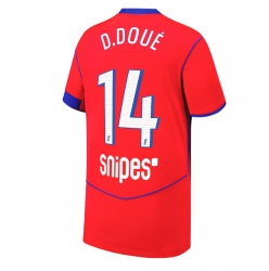 Paris Saint-Germain Desire Doue #14 Tredje Tröja 2025-26 Kortärmad