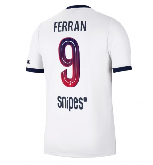 Paris Saint-Germain Ferran Torres #9 Bortatröja 2026-27 Kortärmad Paris Saint-Germain Ferran Torres #9 Bortatröja 2026-27 Kortärmad