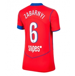 Paris Saint-Germain Illia Zabarnyi #6 Tredje Tröja 2025-26 Dam Kortärmad