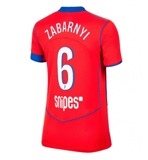 Paris Saint-Germain Illia Zabarnyi #6 Tredje Tröja 2025-26 Dam Kortärmad Paris Saint-Germain Illia Zabarnyi #6 Tredje Tröja 2025-26 Dam Kortärmad