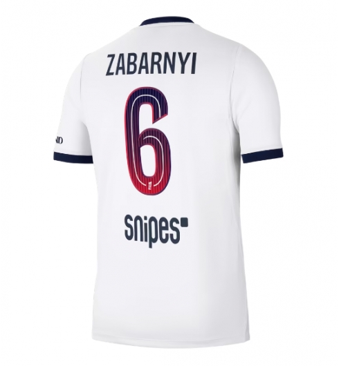 Paris Saint-Germain Ilya Zabarnyi #6 Bortatröja 2026-27 Kortärmad Paris Saint-Germain Ilya Zabarnyi #6 Bortatröja 2026-27 Kortärmad