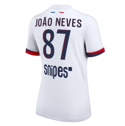 Paris Saint-Germain Joao Neves #87 Bortatröja 2025-26 Dam Kortärmad