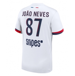 Paris Saint-Germain Joao Neves #87 Bortatröja 2025-26 Kortärmad