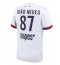 Paris Saint-Germain Joao Neves #87 Bortatröja 2025-26 Kortärmad