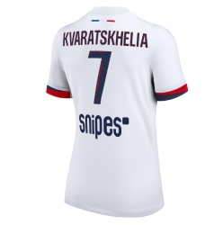 Paris Saint-Germain Khvicha Kvaratskhelia #7 Bortatröja 2025-26 Dam Kortärmad