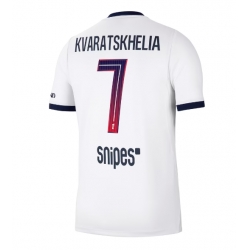 Paris Saint-Germain Khvicha Kvaratskhelia #7 Bortatröja 2026-27 Kortärmad