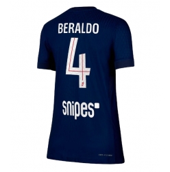 Paris Saint-Germain Lucas Beraldo #4 Hemmatröja 2025-26 Dam Kortärmad
