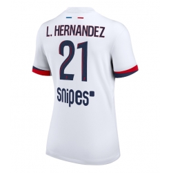 Paris Saint-Germain Lucas Hernandez #21 Bortatröja 2025-26 Dam Kortärmad