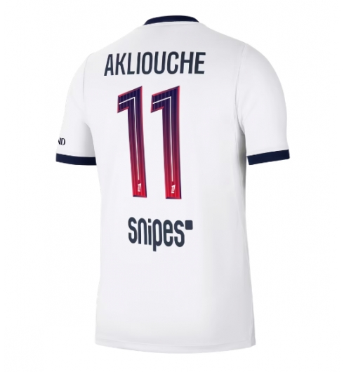 Paris Saint-Germain Maghnes Akliouche #11 Bortatröja 2026-27 Kortärmad Paris Saint-Germain Maghnes Akliouche #11 Bortatröja 2026-27 Kortärmad