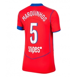 Paris Saint-Germain Marquinhos #5 Tredje Tröja 2025-26 Dam Kortärmad