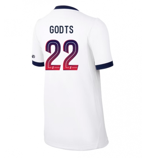 Paris Saint-Germain Mika Godts #22 Bortatröja 2026-27 Dam Kortärmad Paris Saint-Germain Mika Godts #22 Bortatröja 2026-27 Dam Kortärmad