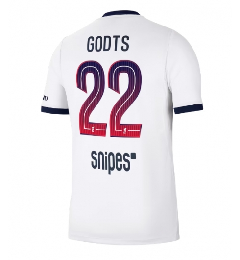 Paris Saint-Germain Mika Godts #22 Bortatröja 2026-27 Kortärmad Paris Saint-Germain Mika Godts #22 Bortatröja 2026-27 Kortärmad