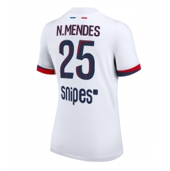 Paris Saint-Germain Nuno Mendes #25 Bortatröja 2025-26 Dam Kortärmad
