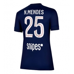 Paris Saint-Germain Nuno Mendes #25 Hemmatröja 2025-26 Dam Kortärmad