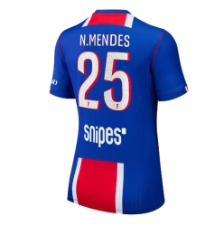 Paris Saint-Germain Nuno Mendes #25 Hemmatröja 2026-27 Dam Kortärmad
