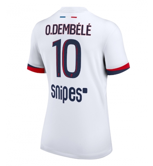 Paris Saint-Germain Ousmane Dembele #10 Bortatröja 2025-26 Dam Kortärmad Paris Saint-Germain Ousmane Dembele #10 Bortatröja 2025-26 Dam Kortärmad