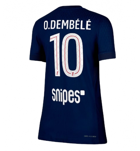 Paris Saint-Germain Ousmane Dembele #10 Hemmatröja 2025-26 Dam Kortärmad Paris Saint-Germain Ousmane Dembele #10 Hemmatröja 2025-26 Dam Kortärmad