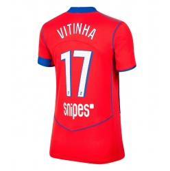 Paris Saint-Germain Vitinha #17 Tredje Tröja 2025-26 Dam Kortärmad