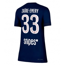 Paris Saint-Germain Warren Zaire-Emery #33 Hemmatröja 2025-26 Dam Kortärmad