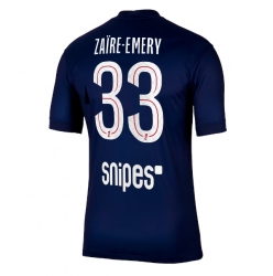 Paris Saint-Germain Warren Zaire-Emery #33 Hemmatröja 2025-26 Kortärmad