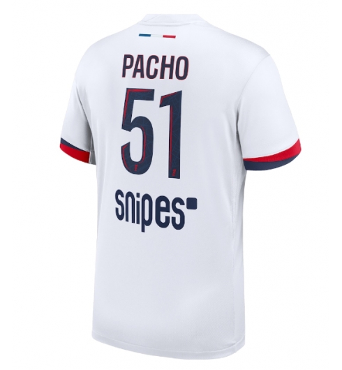 Paris Saint-Germain Willian Pacho #51 Bortatröja 2025-26 Kortärmad Paris Saint-Germain Willian Pacho #51 Bortatröja 2025-26 Kortärmad