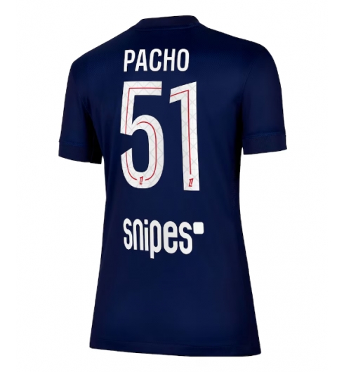 Paris Saint-Germain Willian Pacho #51 Hemmatröja 2025-26 Dam Kortärmad Paris Saint-Germain Willian Pacho #51 Hemmatröja 2025-26 Dam Kortärmad
