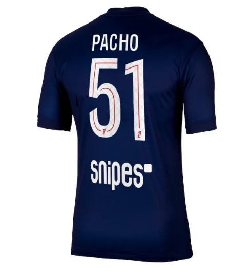 Paris Saint-Germain Willian Pacho #51 Hemmatröja 2025-26 Kortärmad Paris Saint-Germain Willian Pacho #51 Hemmatröja 2025-26 Kortärmad