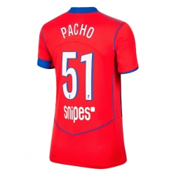 Paris Saint-Germain Willian Pacho #51 Tredje Tröja 2025-26 Dam Kortärmad
