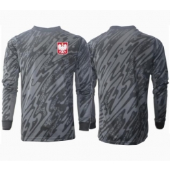 Polen Målvakt Bortatröja EM 2024 Långärmad