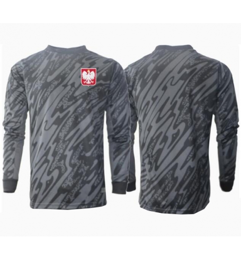 Polen Målvakt Bortatröja EM 2024 Långärmad Polen Målvakt Bortatröja EM 2024 Långärmad