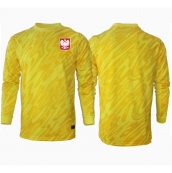 Polen Målvakt Hemmatröja EM 2024 Långärmad