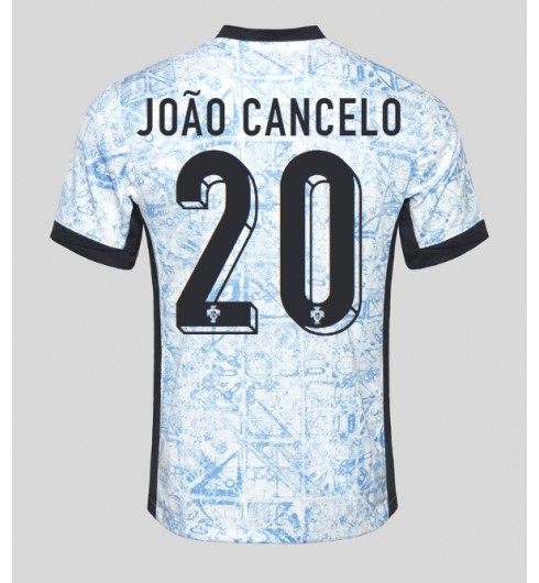 Portugal Joao Cancelo #20 Bortatröja EM 2024 Kortärmad Portugal Joao Cancelo #20 Bortatröja EM 2024 Kortärmad