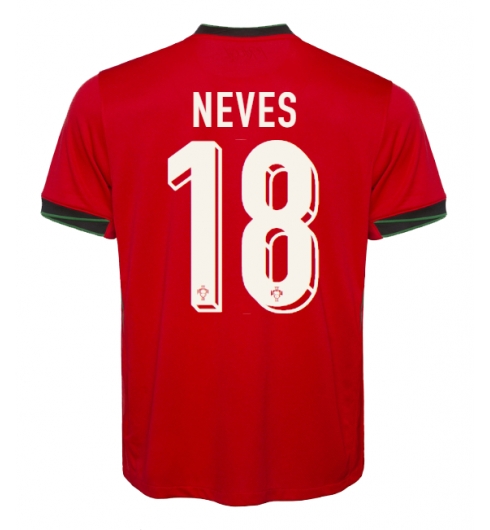 Portugal Ruben Neves #18 Hemmatröja EM 2024 Kortärmad Portugal Ruben Neves #18 Hemmatröja EM 2024 Kortärmad
