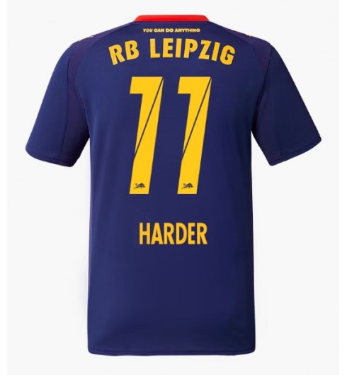 RB Leipzig Conrad Harder #11 Bortatröja 2025-26 Kortärmad RB Leipzig Conrad Harder #11 Bortatröja 2025-26 Kortärmad