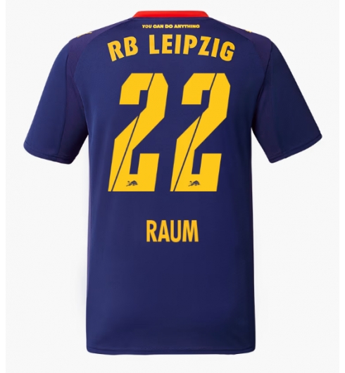 RB Leipzig David Raum #22 Bortatröja 2025-26 Kortärmad RB Leipzig David Raum #22 Bortatröja 2025-26 Kortärmad