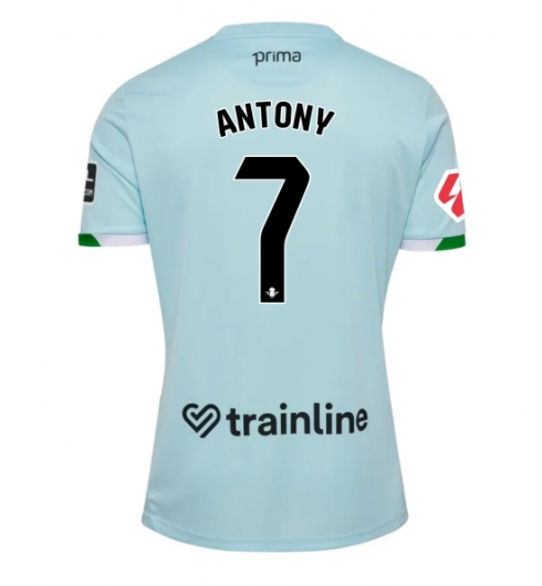 Real Betis Antony #7 Bortatröja 2025-26 Kortärmad Real Betis Antony #7 Bortatröja 2025-26 Kortärmad