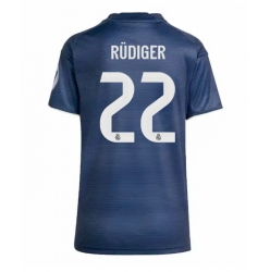 Real Madrid Antonio Rudiger #22 Bortatröja 2025-26 Dam Kortärmad